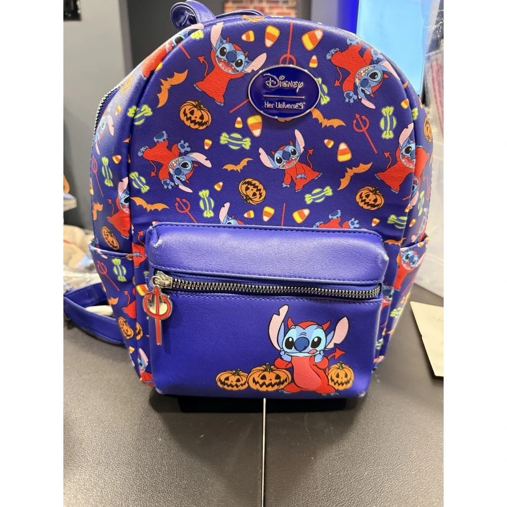 Her Universe Disney Lilo & Stitch Devil Halloween Mini Backpack